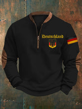 Herren Deutschland bedrucktes lässiges Sweatshirt